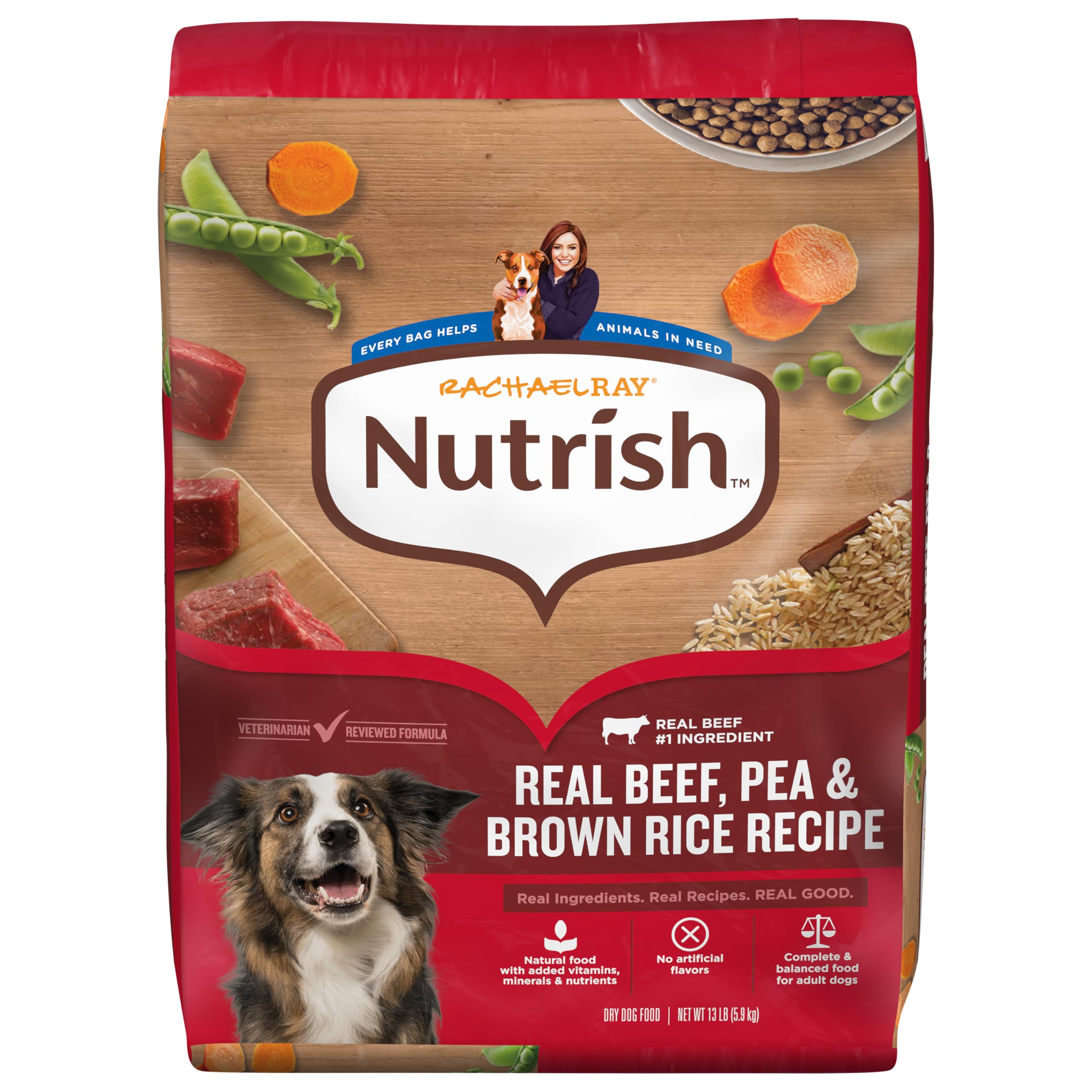 Nutrish Rachael Ray Beef, Pea & Brown Rice