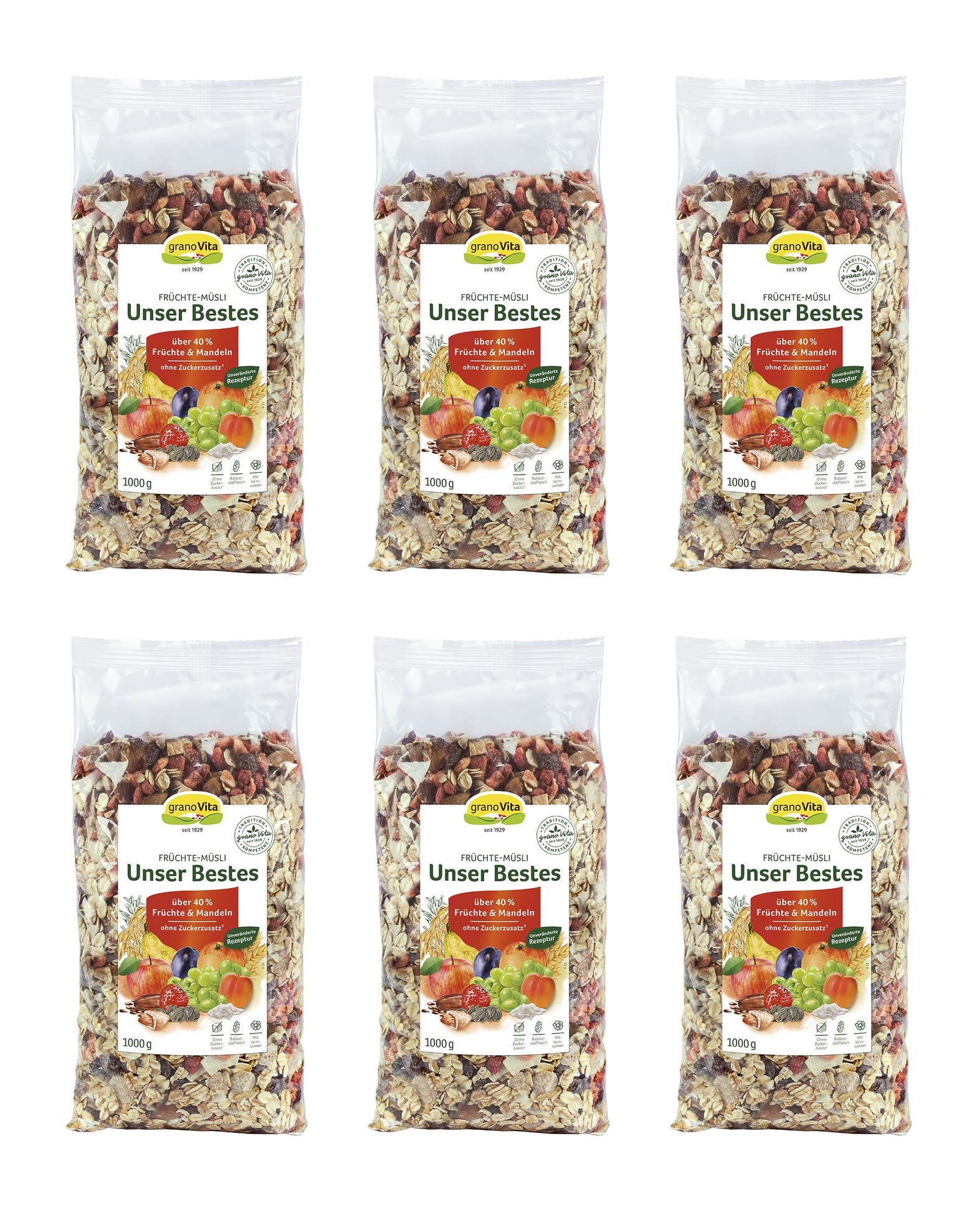 Nasze najlepsze musli Granovita 6 x 1000 g nowe
