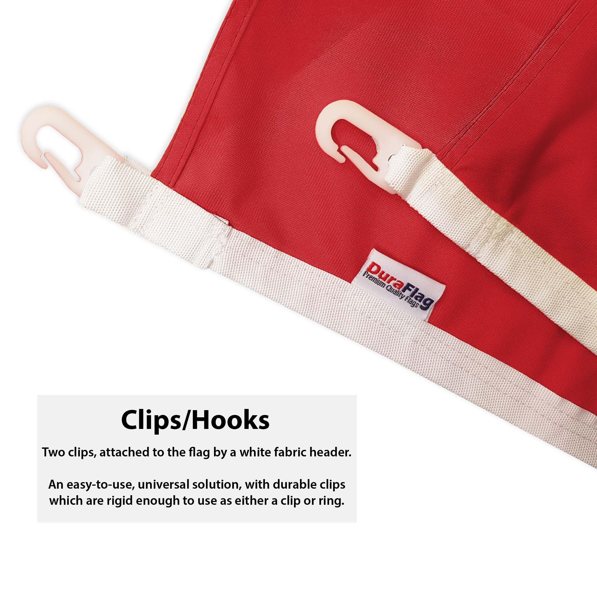 DuraFlag Switzerland 5ft x 3ft with Clips/Hooks - Premium Quality 5x3 Swiss Flags, 5ft x 3ft (150cm x 90cm) - Image 2