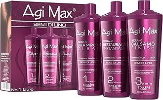 Brazilian Keratin Hair Treatment Kit 1000ml - 3 Steps - The Best Straightening!