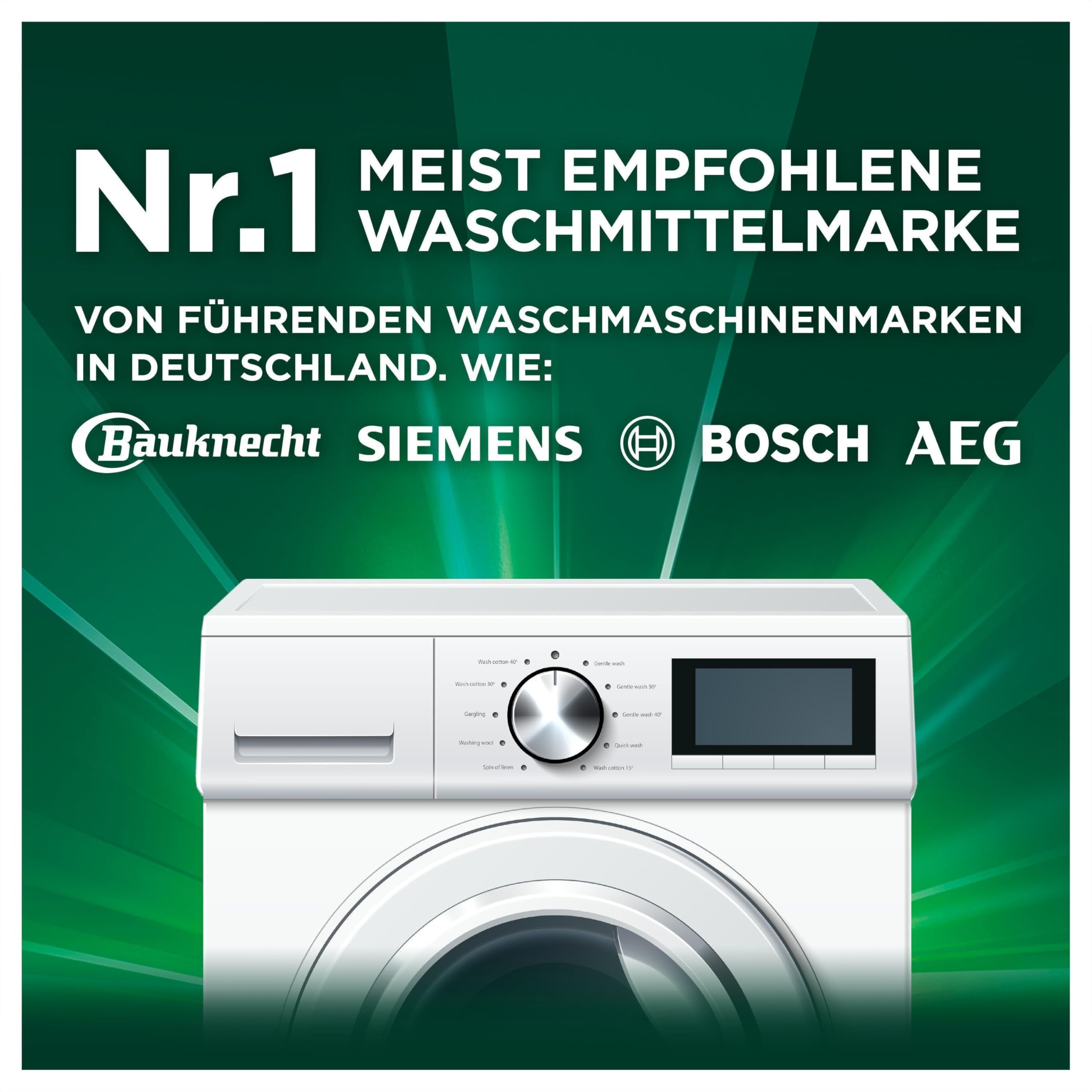 Ariel Waschmittel Pods All-in-1, Flüssigwaschmittel Kapseln 100 Waschladungen, Universal+, Kraftvolle Fleckentfernung ab der 1. Wäsche