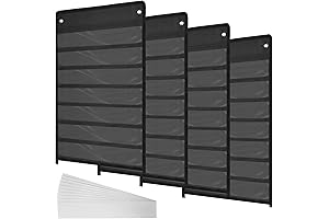 4 Pcs Magnetic Pocket Chart for Classroom Clearance: Organization & Display Extraordinaire!