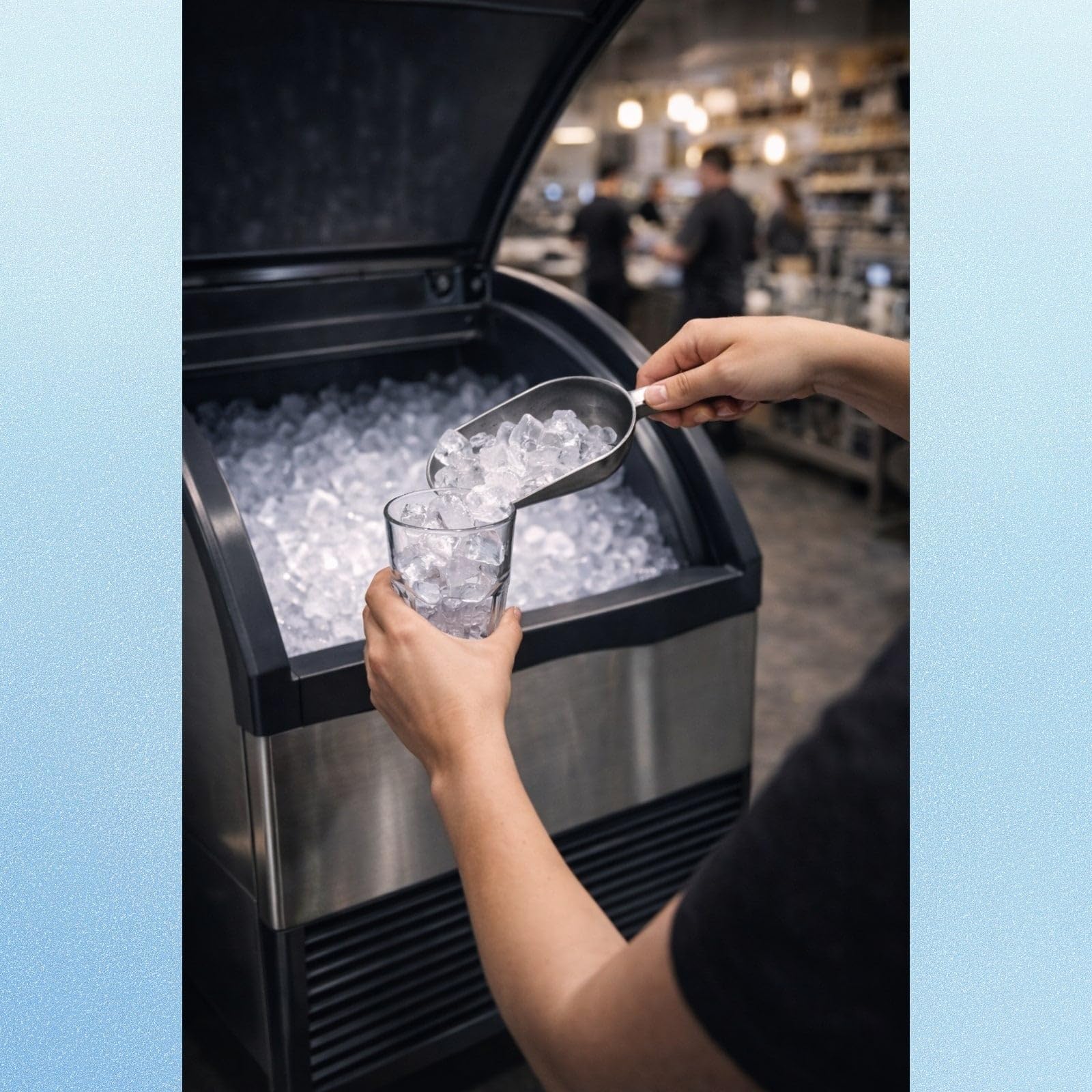 Scotsman Prodigy Plus Nugget 22" Ice Maker - 430 Lb/Day, 370 Lb Storage Bin on Fridge.com - View 4