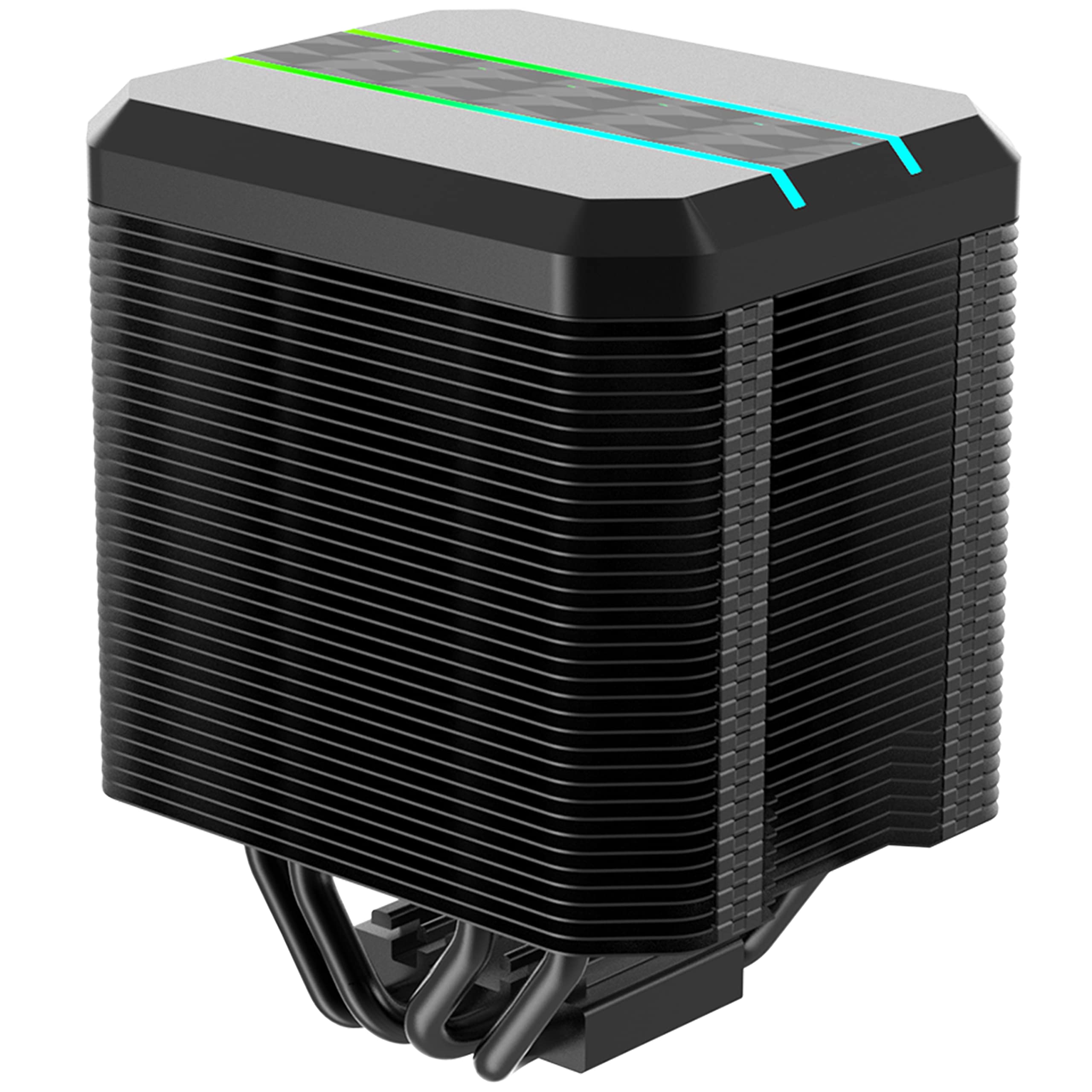 SIMPLETEK – Dissipatore per processore da gaming con illuminazione RGB, compatibile con socket AMD AM2/AM3/AM4/AM5 – potenza fino a 180W