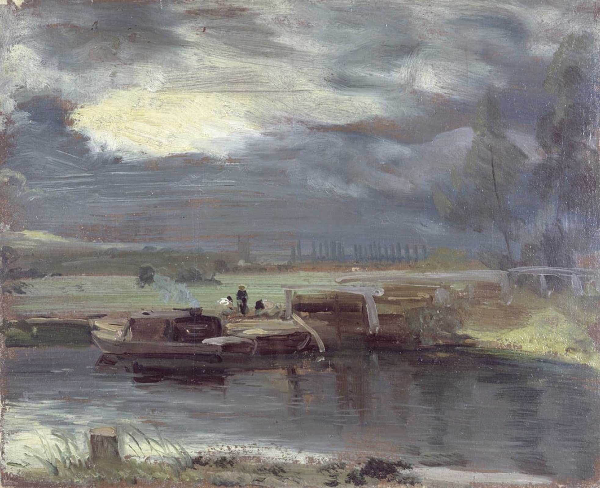 Elegante cuadro en lienzo de John Constable, lienzo artístico de 60x90cm 5
