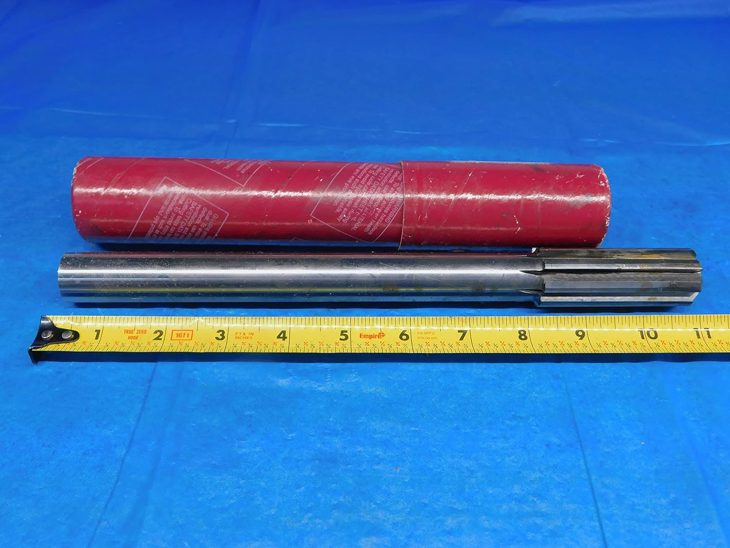 Lexington 1.0928" O.D. HSS Carbide Tipped Chucking Reamer 7/8 Shank 8 Flute - AR3150AC1