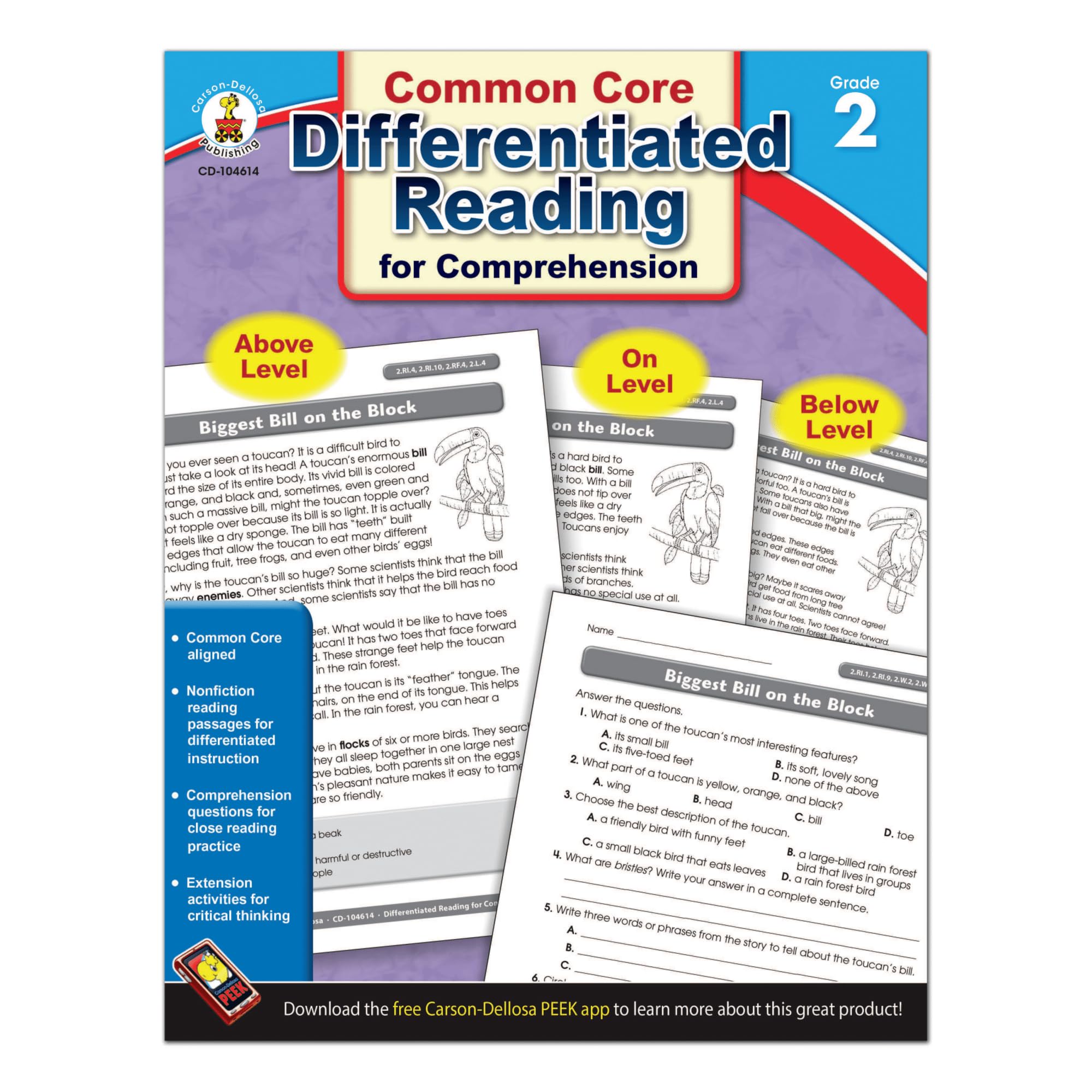 Amazon | Differentiated Reading for Comprehension, Grade 2: Common Core ...