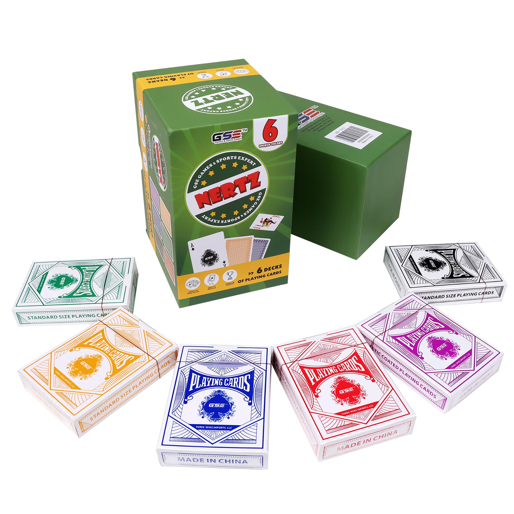 GSE Games Nertz 6-Deck