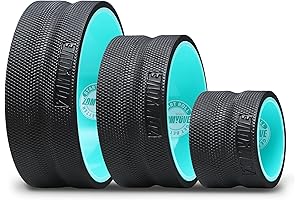 Chirp Yoga Wheel Set, Back Wheel 3-Piece for Back Pain Relief, Stretching...