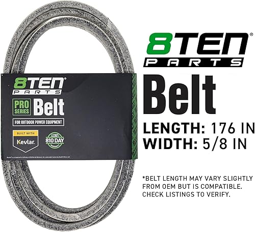 Miniatura 5 de 8TEN Kit de husillo de correa de hoja de cubierta Combo 52 pulgadas para Toro Z Master 400 449 450 453 105-7781-03