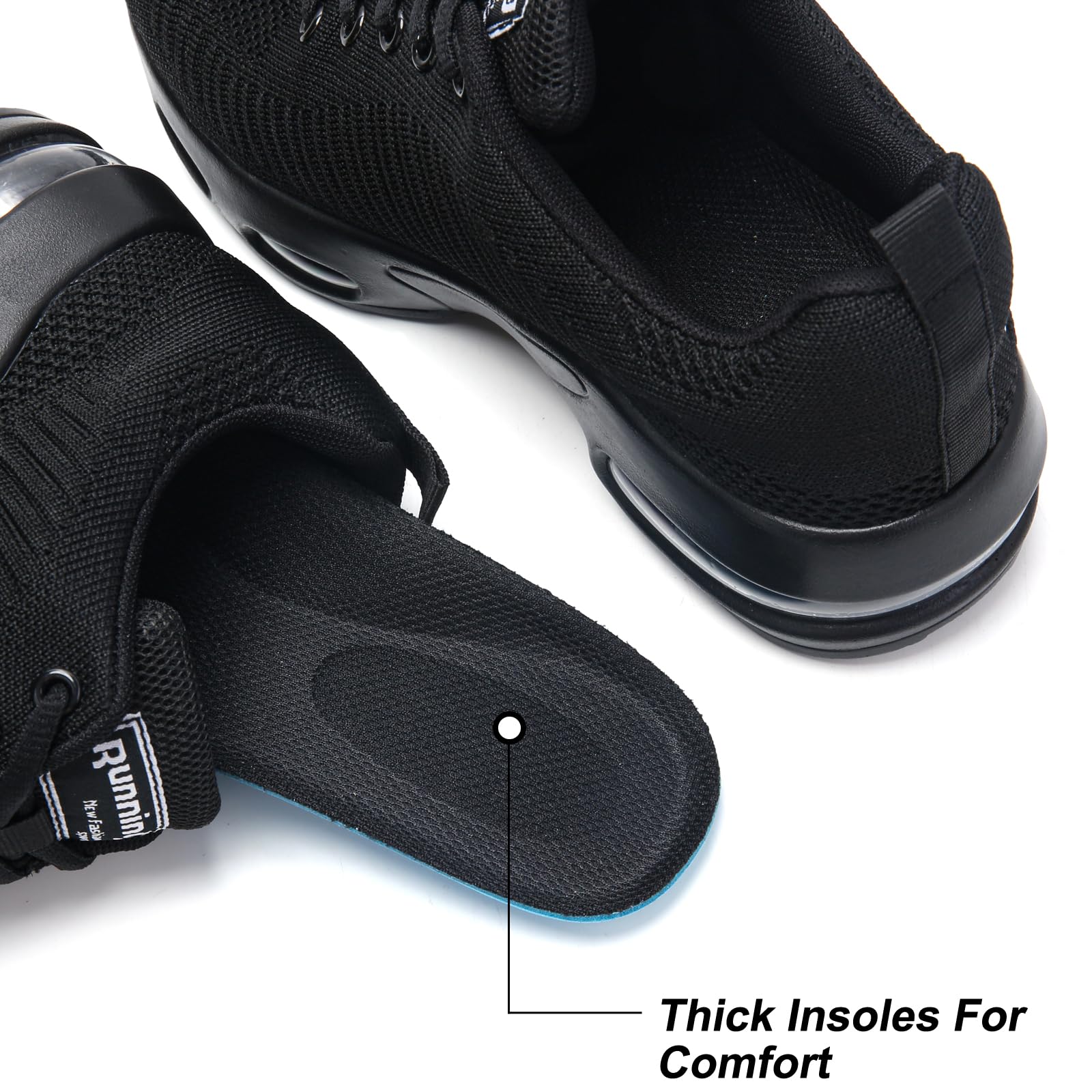 Zapatillas deportivas para mujer, con soporte de arco, de malla, cómodas para correr