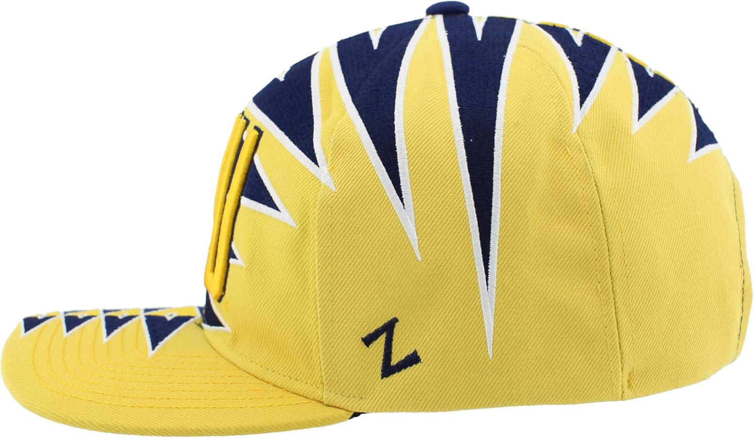 ZHATS NCAA Officially Licensed Adjustable Snapback Hat Team Color Split - Image 6