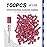 AIRSEE Sanding Bands for Electric Nail Drill 100 Piece Set 120 Grit Coarse Acrylic File Attachments Professional 1 Sander Mandrel Bit Beauty Salon Accessories Manicure and Pedicure Finger Callus Pink