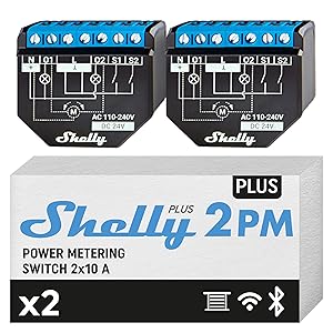 Shelly Plus 2PM (16A) Smart Switch