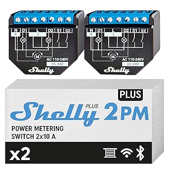 Shelly plus 2 pm 2 pack