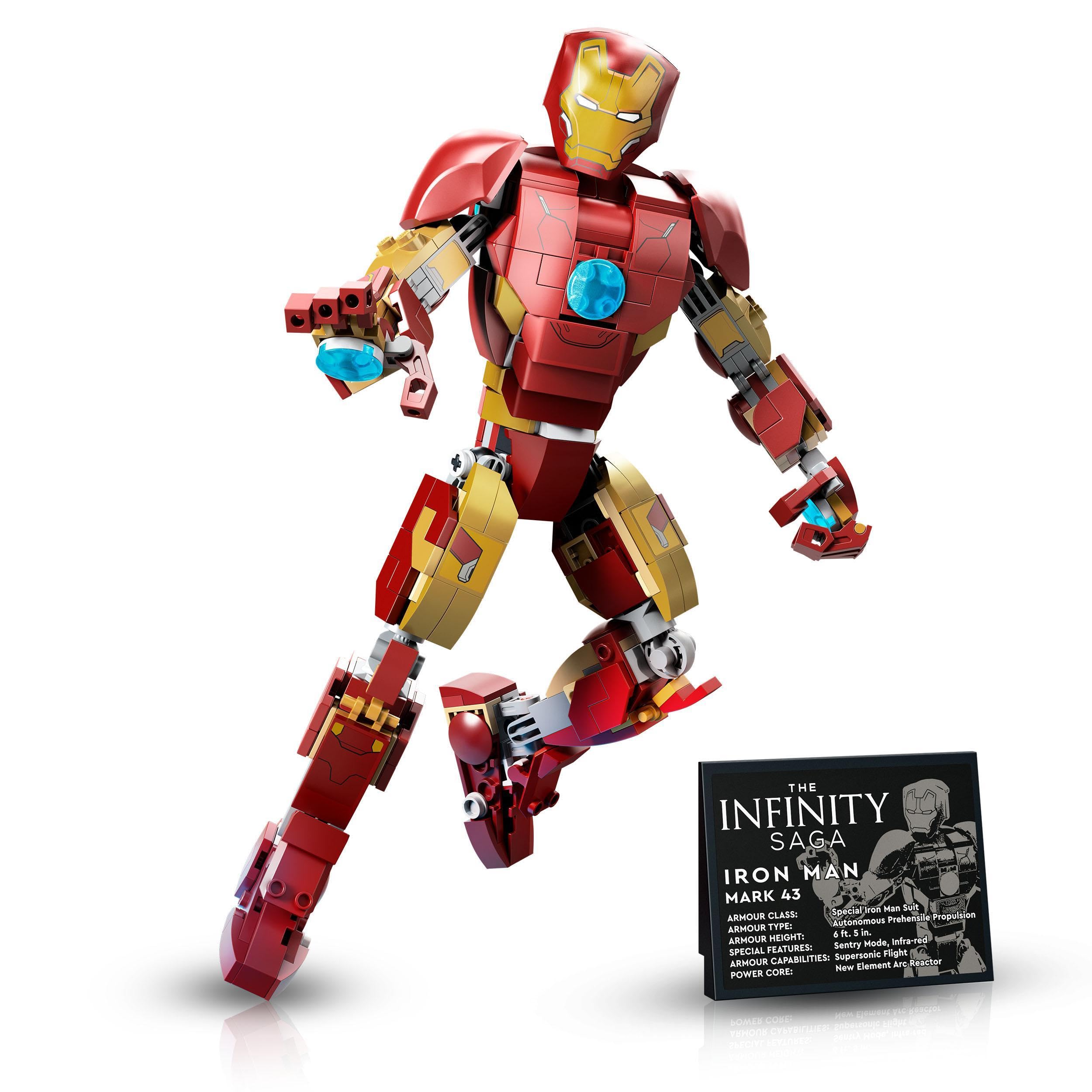 LEGO Marvel Figurka Iron Mana 76206 — zestaw konstrukcyjny z serii Avengers; figurka (381 elementów)