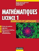 Download Mathématiques Licence 1 - Exercices et méthodes PDF