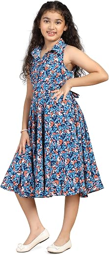 Fashion Dream Girls Mini Fit and Flare Dress|Girl Kids Dress|Mini Dresses|Kids Western Dress|Girls Frock|Girls Dress(FDGFR...
