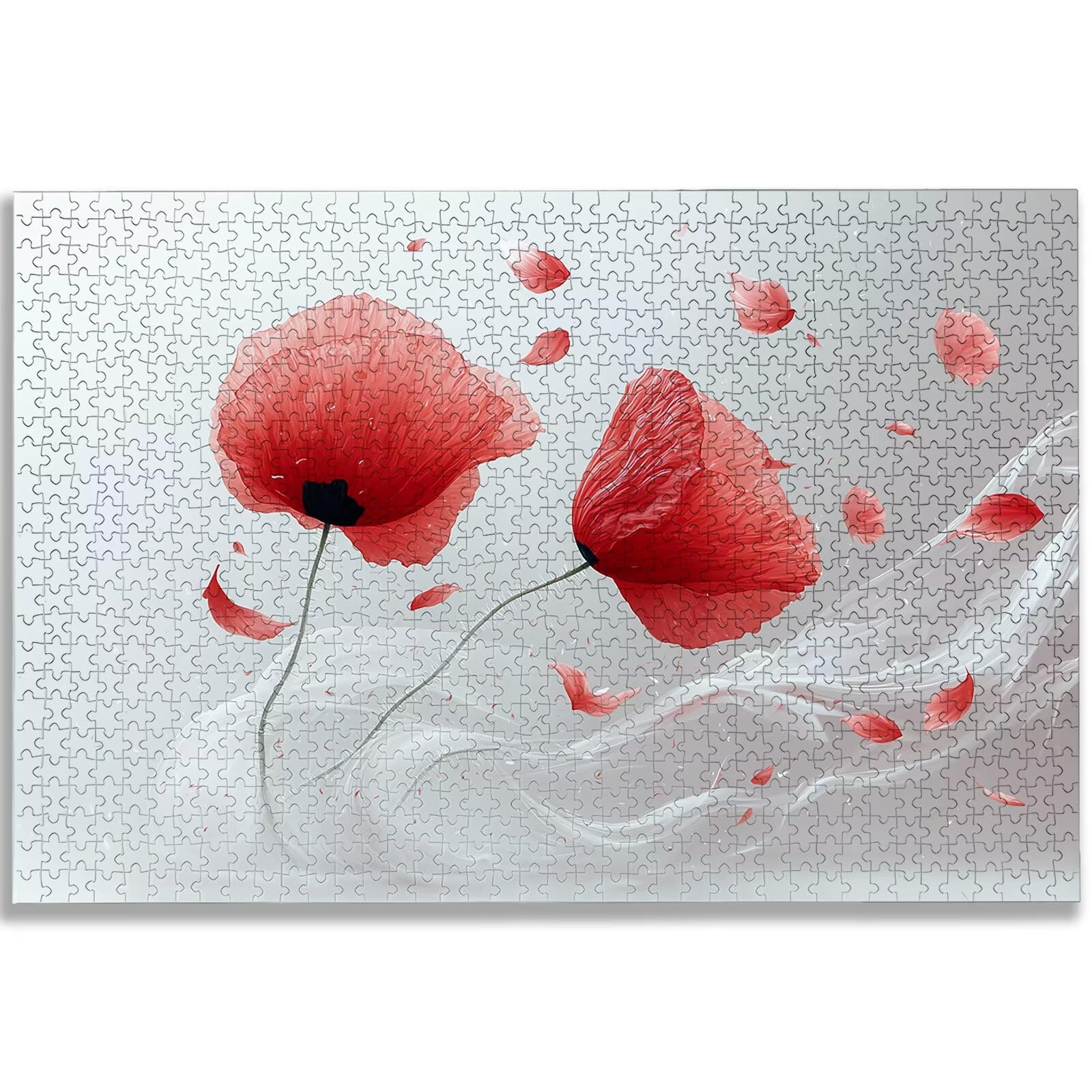 Puzzle Fleur 4000 Pièces Adultes, Puzzle 4000 Pièces pour Adultes et Enfants à Partir de 14 Ans, Pavot Puzzles Bois de Qualité Supérieure avec Une Boîte d'emballage Exquise, Cadeau Femme/Homme, -3197