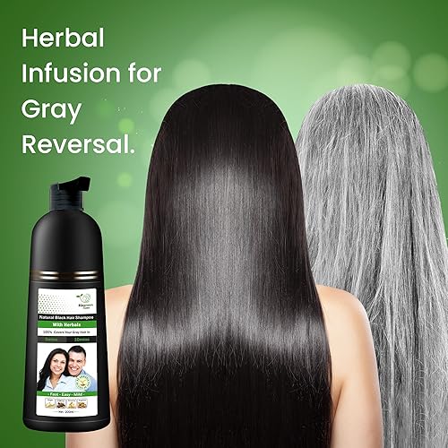 Miniatura 3 de Champú para cabello negro natural a base de hierbas Negro -,Negro (Natural Black)