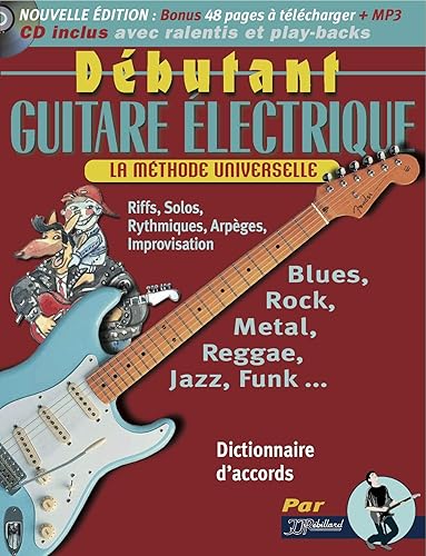 Rébillard : Débutant Guitare Electrique Tab (+ 1 CD)