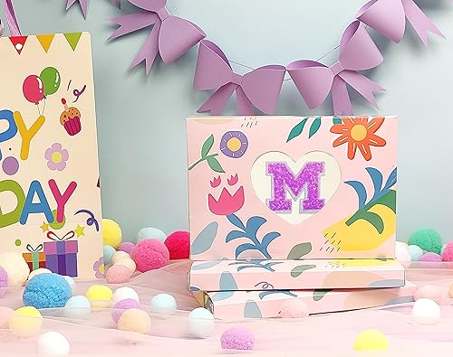 Miniatura 7 de COSHAYSOO Riñonera de cintura pequeña con parche de letra inicial ajustable para mujeres, adolescentes, niñas, viajes, gimnasio, senderismo, bolso