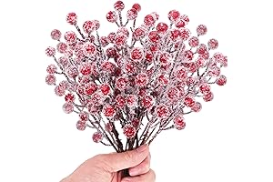 24-Piece Vibrant Christmas Berry Spray