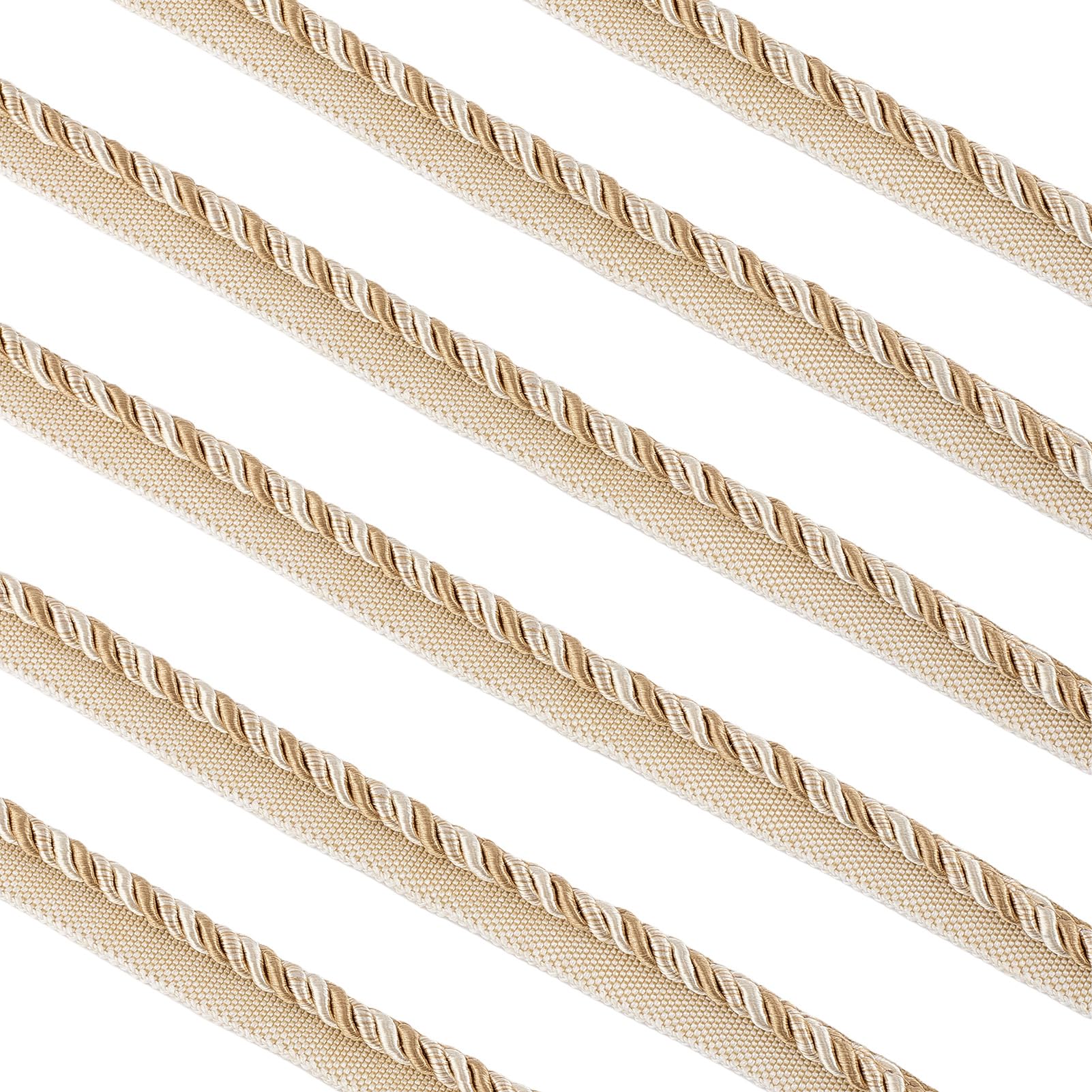 12.5 Yards Cordoncino Ritorto per Labbra, Corda Intrecciata da 0.24 Pollice per Lavori Fai da Te, Corde Intrecciate per Decorazioni Domestiche, Fermatende per Tappezzeria