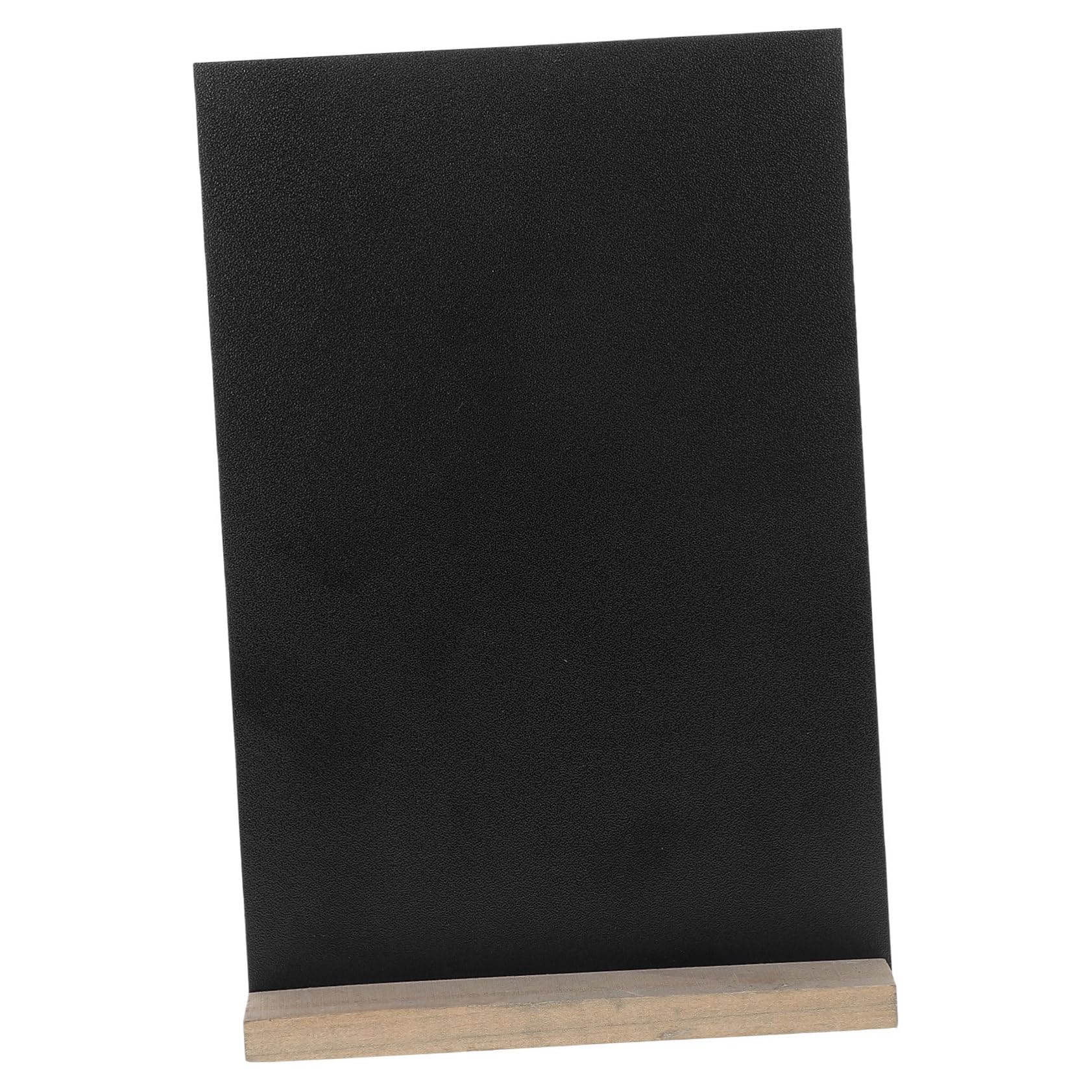 SEWACC 1Pc Wooden Memo Blackboard with Base Double Sided Practical Message Board for Weddings Parties and Home Decor Versatile Chalkboard for Drawing and Notes