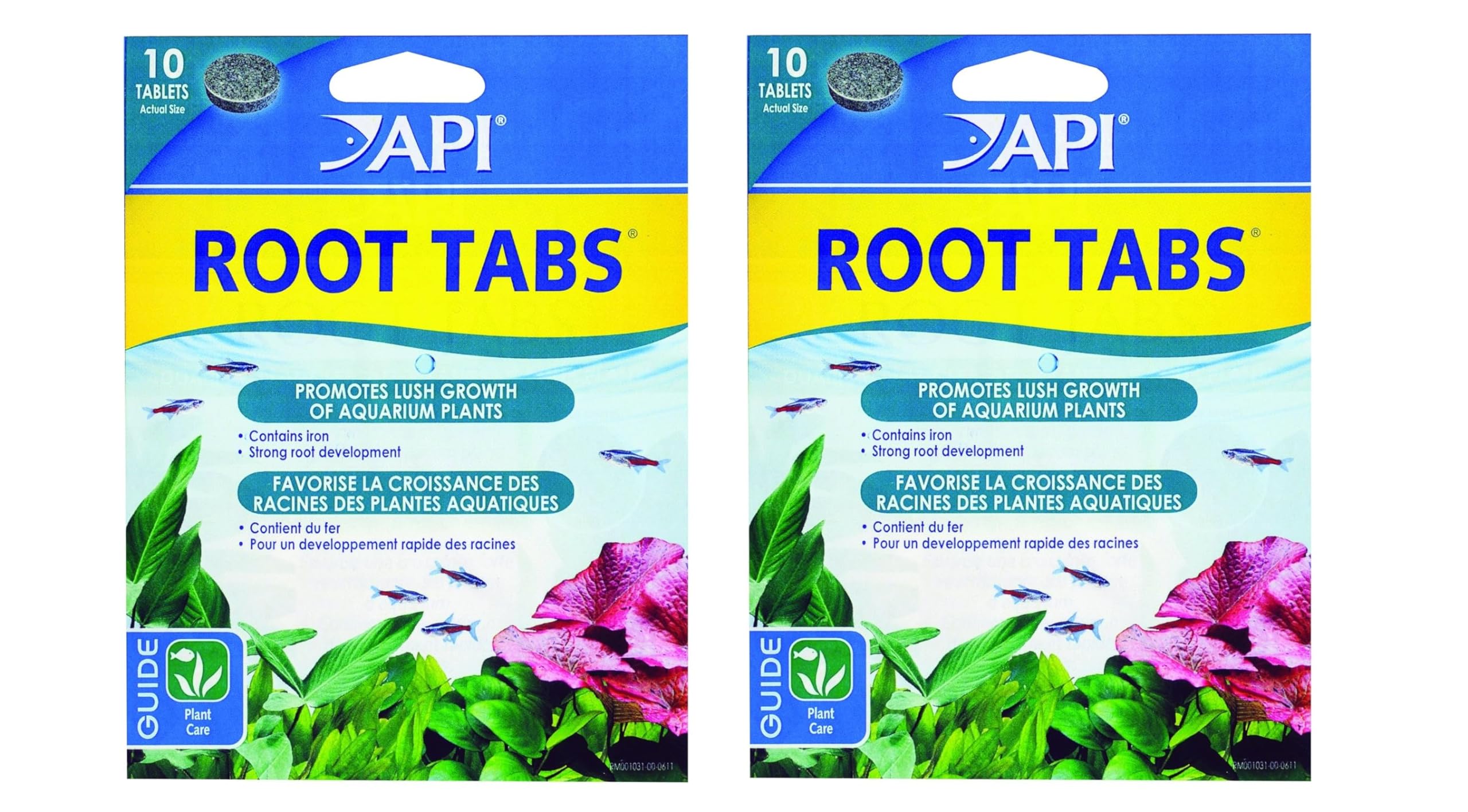 API Root TABS Freshwater Aquarium Plant Fertilizer 0.4-Ounce 10-Count Box (Pack of 2)
