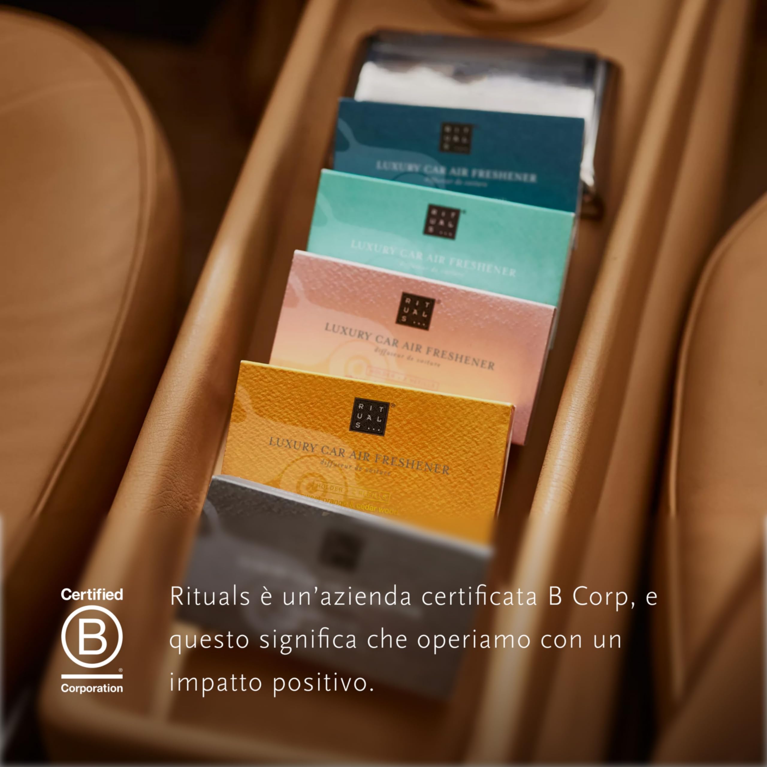 RITUALS Homme Pack Recargas de Ambientador de Coche – 2 Recargas – Ámbar Árabe y Almizcle – 2 x 3 g – sin soporte de madera