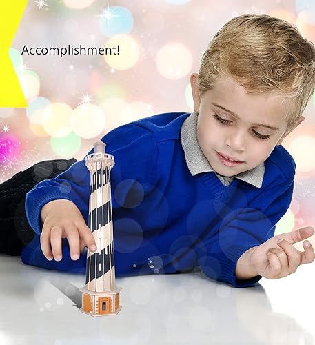 Miniatura 6 de Perplejo Kit de luz casa 3d de sierra caladora Woodcraft de madera Puzzle