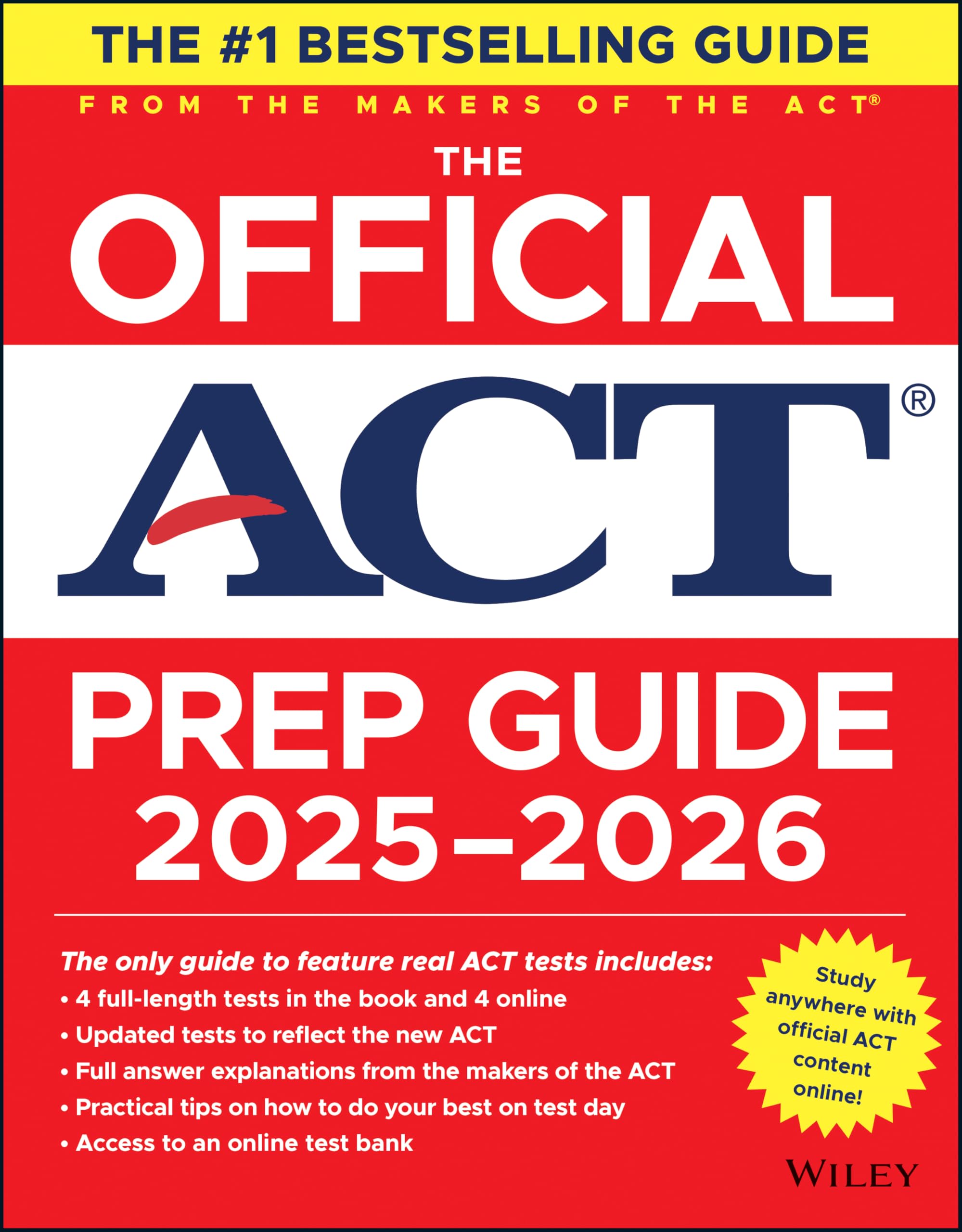 The Official ACT Prep Guide 2025-​2026: The Only Official Prep Guide from the Makers of the ACT