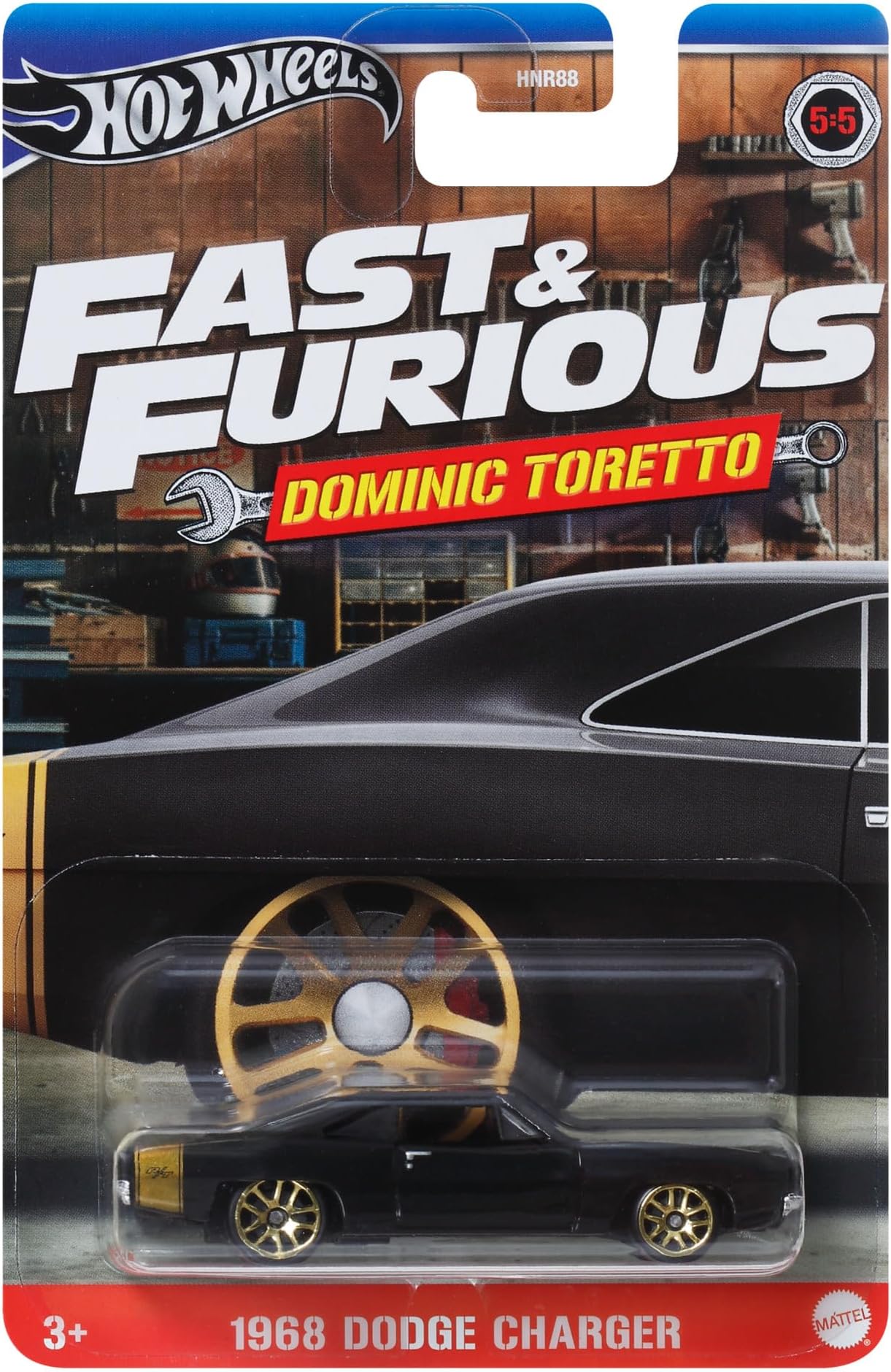 Fast & Furious - Dominic Toretto: 1968 Dodge Charger HRW49 1:64 Car