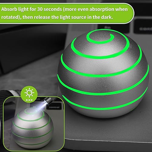 Miniatura 3 de Juguete giratorio de escritorio cinético, juguete giratorio de cuerpo completo, ilusión óptica, juguete cinético de escritorio, bola antiestrés,