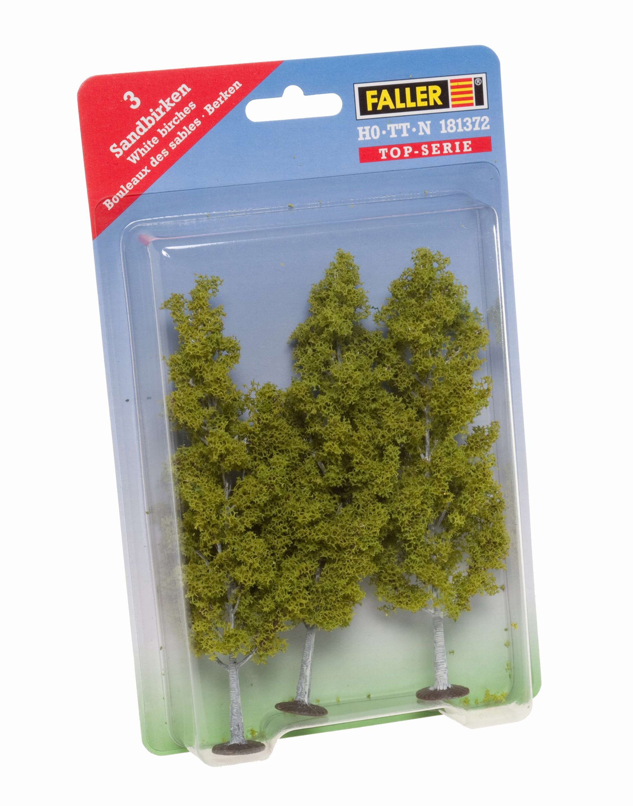 Faller 181372 HO Scale Top Series Trees White Birch - 5-3/16"" (3)