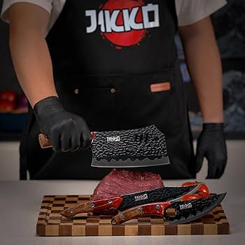 Amazon.com: Jikko Japanese Meat Cleaver Knife Phoenix Edition