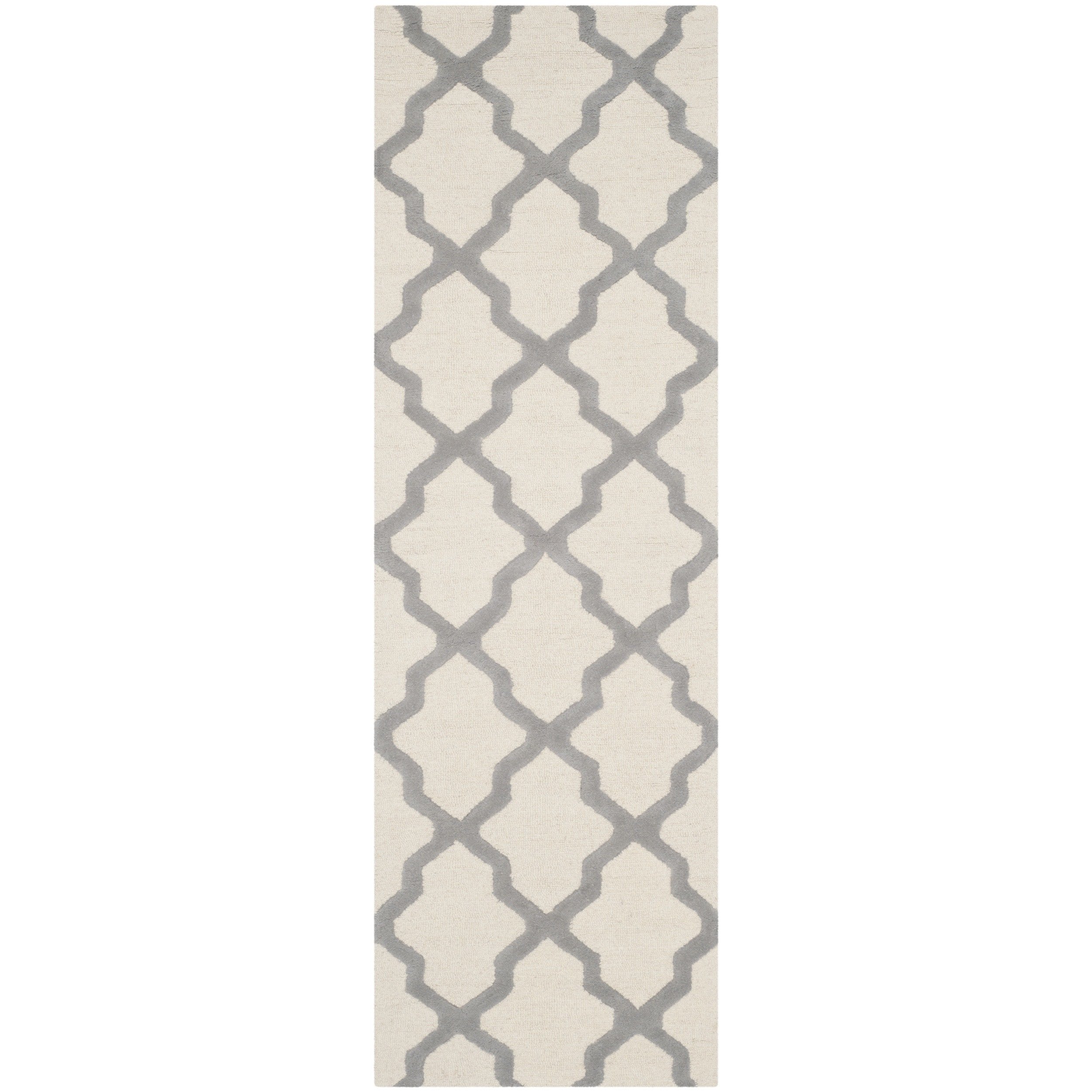 Coureur Safavieh Cambridge – Laine Vert Clair/ivoire – 2'6" X 6' – Neuf – CAM121B-26
