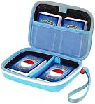 ProCase Playing Card Game Case, Travel Storage Box Holds 300+ Cards Fits Classic Board Game UNO, SKYJO, PlayMonster Five Crowns (Case Only) -Black