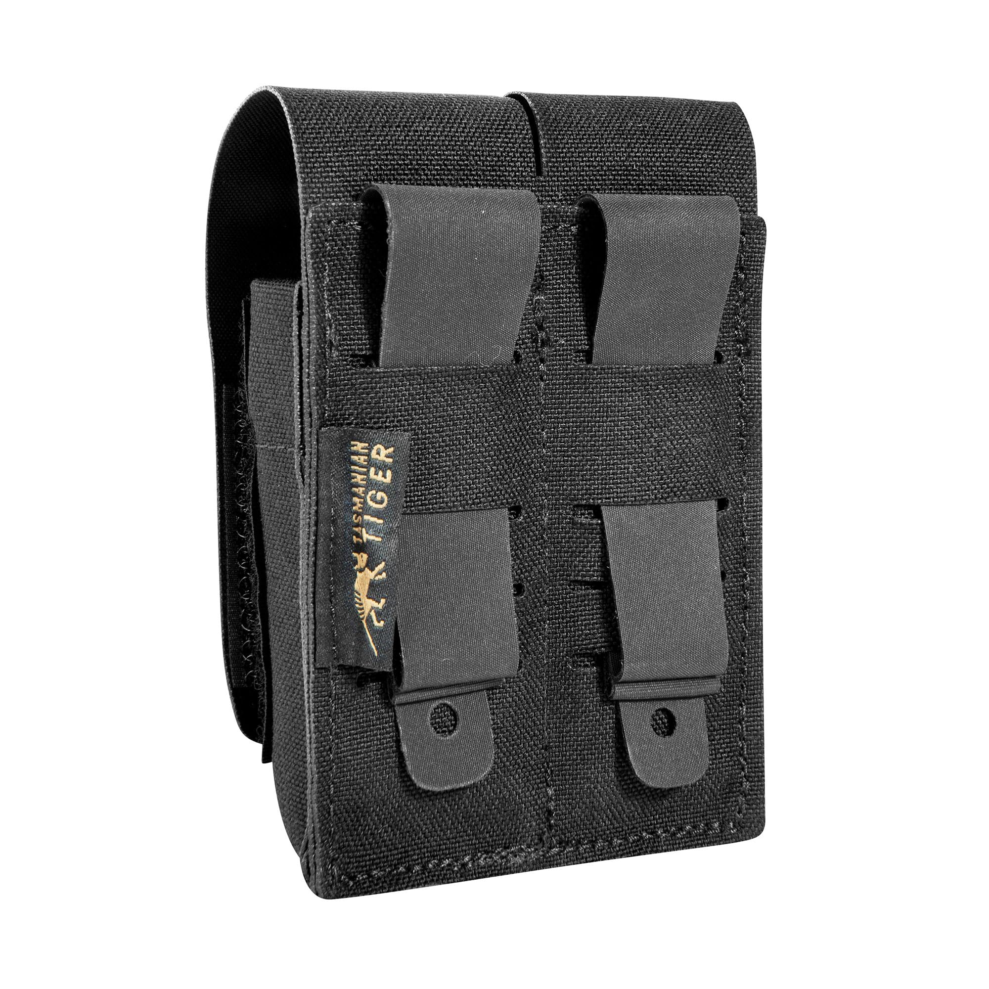 Tasmanian TT DBL Pistol Mag Pouch MKIII robuste Magazin-Tasche für Zwei Pistolen-Magazine HK, Glock, SIG, Beretta M9 mit Klett-Verschluss und Molle System