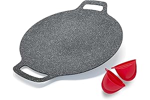BBQ Pan, Korean Style, Round, 13-inch, 6-Layers, Non-Stick Coating