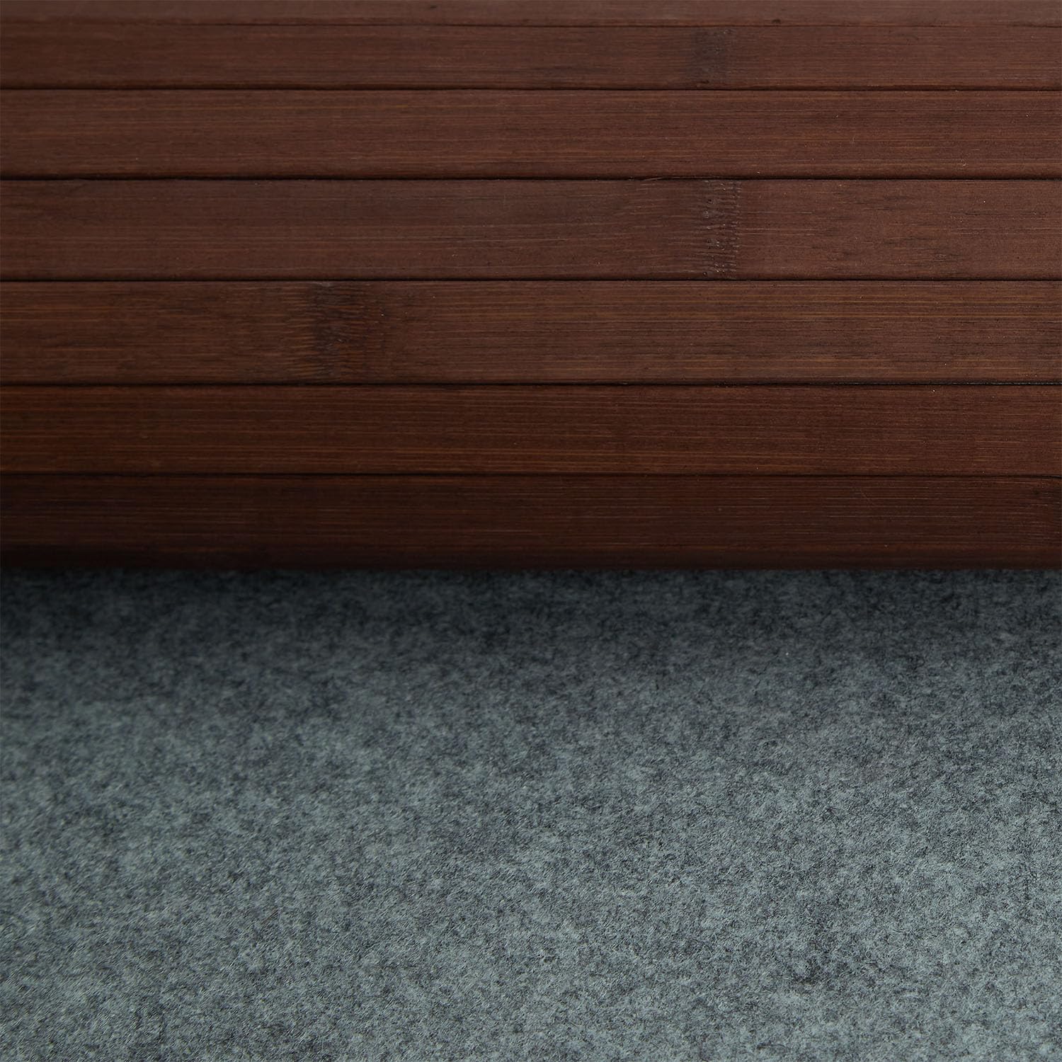 Homestyle4u Paravent en bambou 145 x 250 cm (H x l) - Marron foncé - Pliable - Brise-vue - Paroi espagnole pour salon, chambre à coucher, bureau - Forme ondulée enroulable - Article 3138