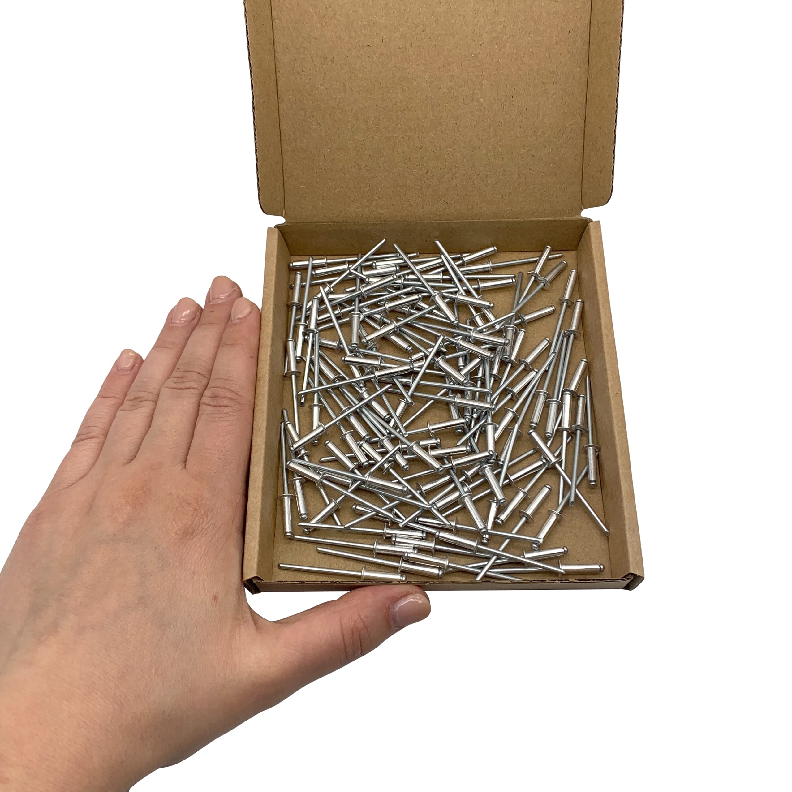 verpakking van 100 stuks) geschilderde blinde klinknagels 3,2 x 8 mm, koepelkop, DIN 7337, aluminium klinknagel en stalen doorn, popklinknagels ( 100, lichtgrijs RAL 7035 verpakking van 100 stuks) geschilderde blinde klinknagels 3,2 x 8 mm, koepelkop, DIN 7337, aluminium klinknagel en stalen doorn, popklinknagels ( 100, lichtgrijs RAL 7035