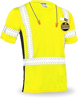 KwikSafety - Charlotte, NC - Renaissance Man Short Sleeve Safety Shirt [Reflective Fishbone Tape] Class 2 ANSI OSHA