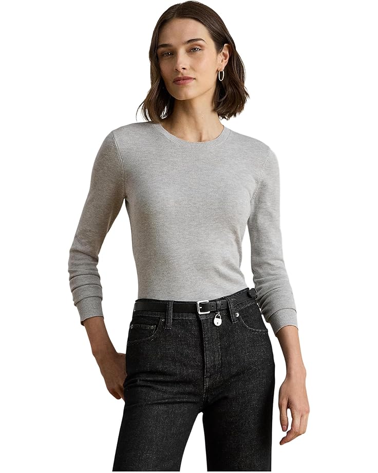 Lauren Ralph Lauren Cotton-Blend Sweater - Main View