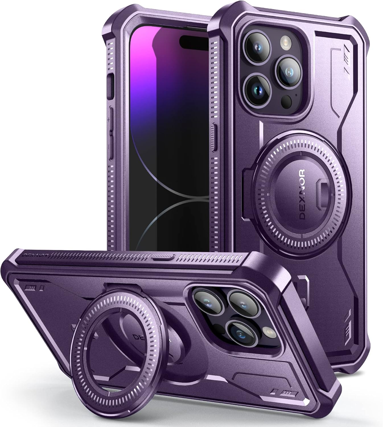 DEXNOR for iPhone 14 Pro Max Case Compatible for MagSafe[Built in