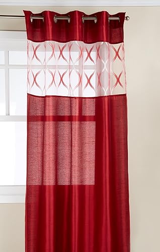 Miniatura 5 de Editex Home Textiles Scala - Panel para ventana, 56 x 84 pulgadas, color morado