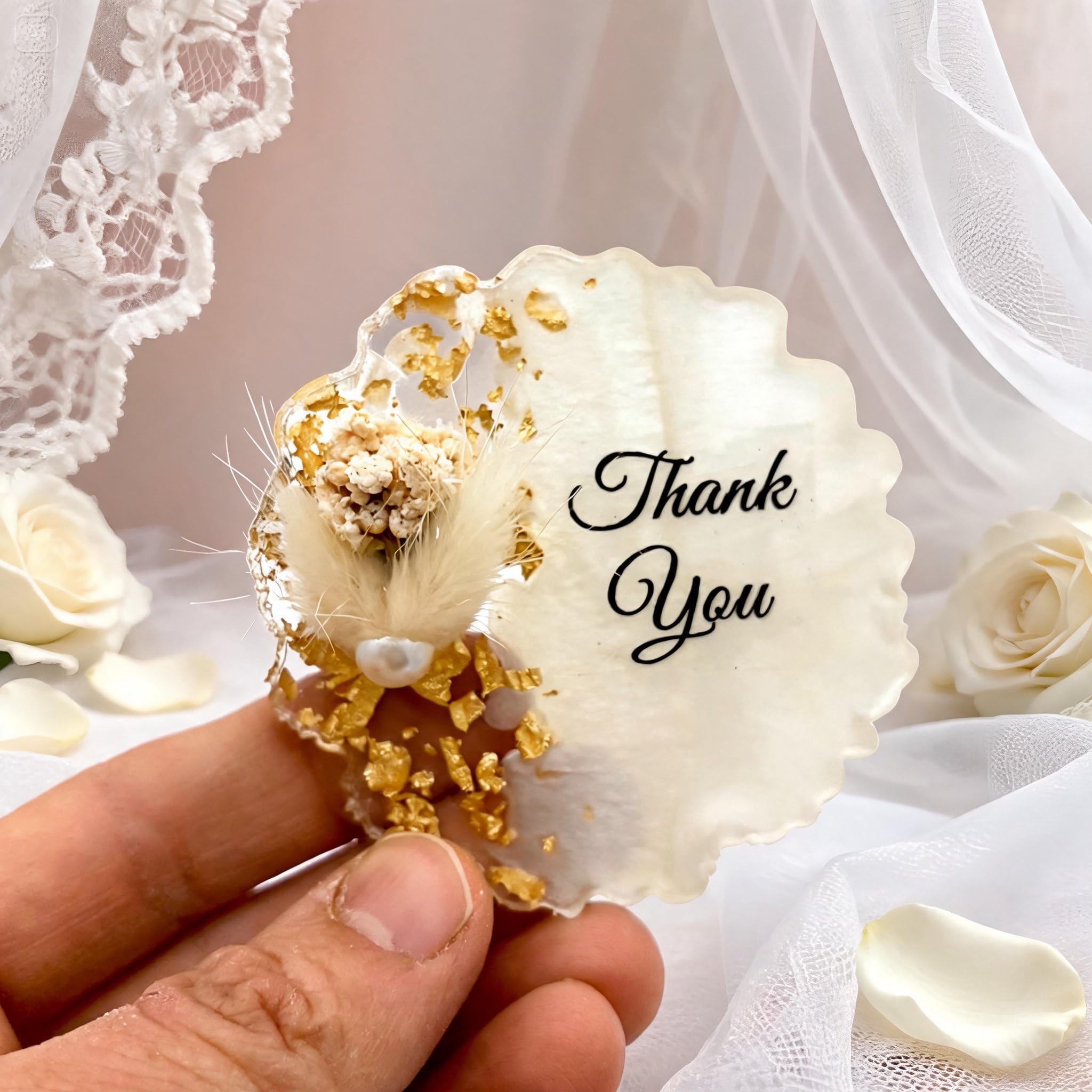Regalo de fiesta de boda para invitados, imán epoxi para regalos de despedida de soltera, imán de nevera para baby shower, elegante recuerdo de regreso (juego de 20)