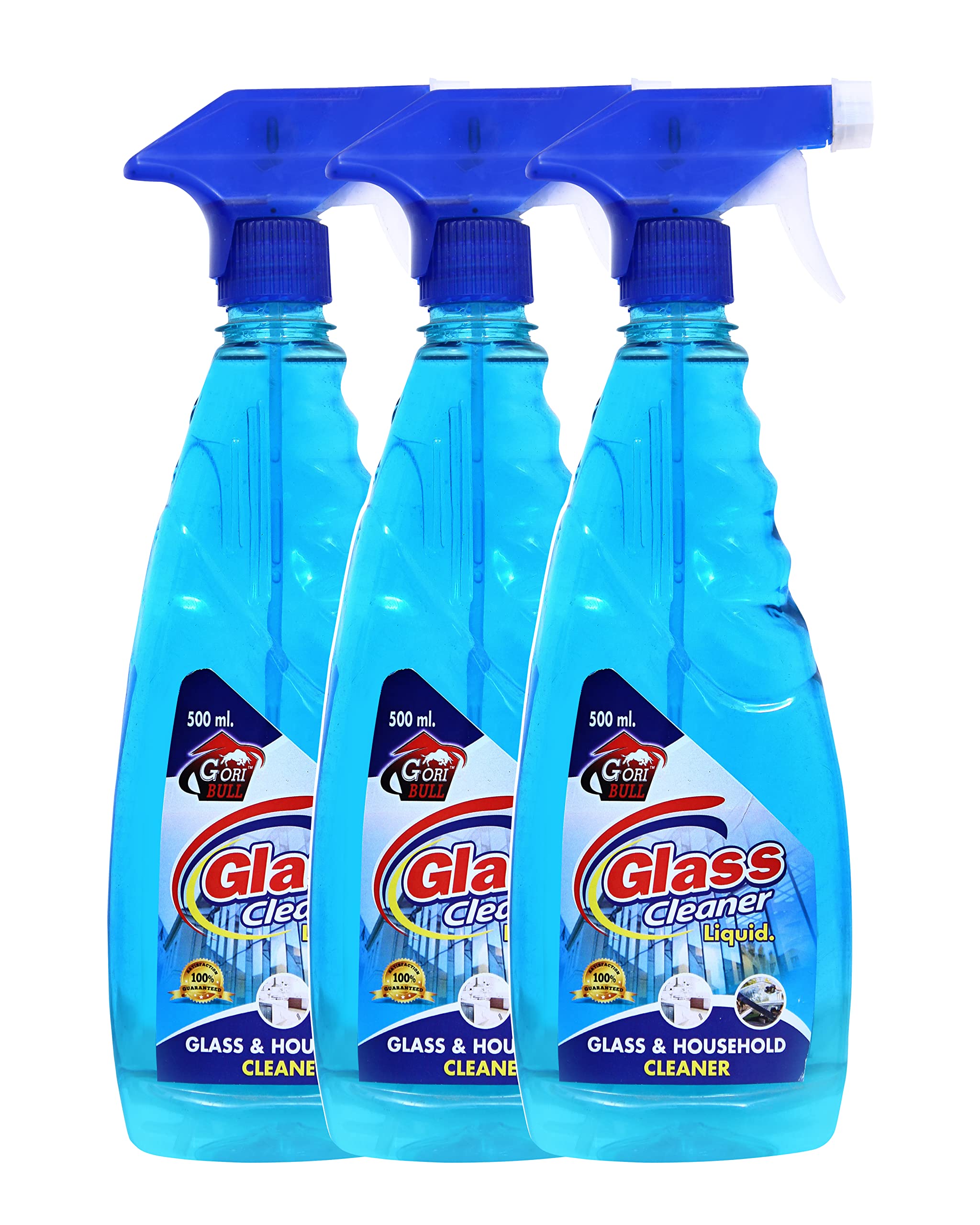 GORIBULL Glass Cleaner Liquid – Combo Pack (500ml x 3) | Clean & Shine Formula | Streak-Free Finish for Glass, Mirrors, and Windows | Effective & Long-Lasting (B0BQZB1V3R) Amazon Price History, Amazon Price Tracker