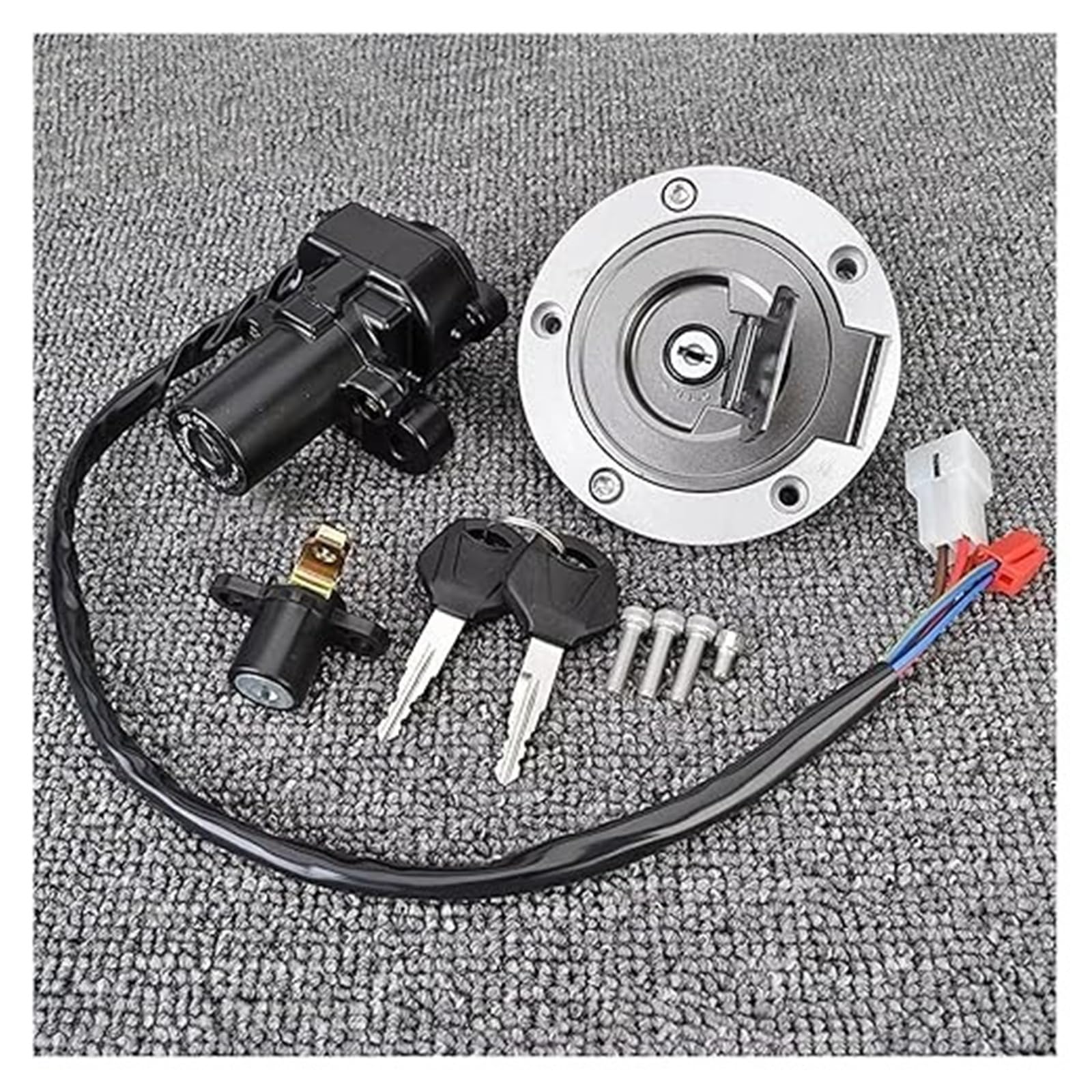 Blocco Accensione Blocchetto Di Accensione Motocicletta Per XT660 XT660Z Per Tenere MT03 YZF R6 YZF-R1 R1 XJ6 XJ6F XJ6N Set Chiavi Per Serratura Sella Interruttore Moto